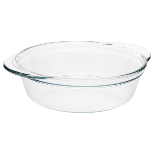 Pyrex 1143009 2.5-Quart Deep 9.5in Pie Plate – Perfect for Sweet Rolls, Pot Pies, and Pies
