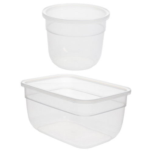Snapware 8602R 3-Cup & 7202R-D 2-Cup Total Solutions Plastic Food Storage - Made in USA