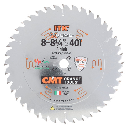CMT 251.040.08 Extreme ITK Industrial Saw Blade for Industrial Chop Saws