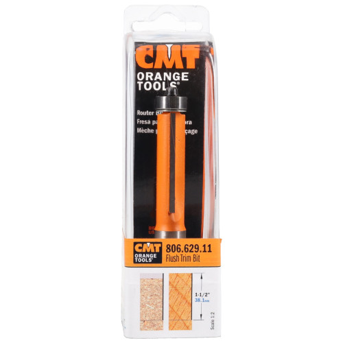 CMT 806.629.11 Flush Trim Bit for Routers with 1/2-Inch collet