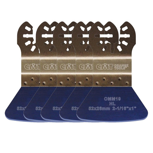 CMT OMM19-X5 5 Pieces Rigid Scraper for Oscillating Multi-tools