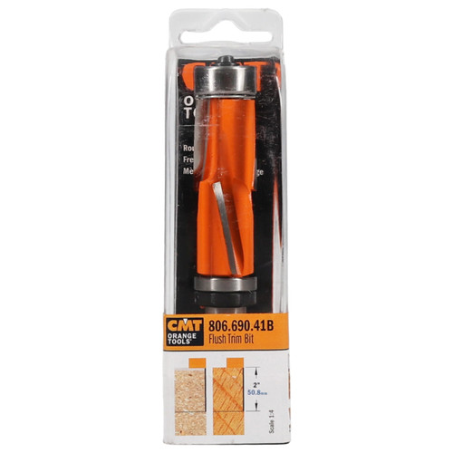 CMT 806.690.41B Carbide-Tipped 2-Flute Xtreme Compression Flush Trim Bit for 1617EVS, RP1800, DW616