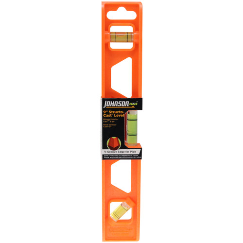 Johnson Level 1402-0900 9-Inch Structo-Cast Torpedo Level