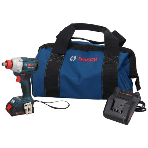 BOSCH GDX18V-285B12 18V Brushless Mid Torque 2-in-1 Impact Wrench/Driver Kit (Reconditioned)