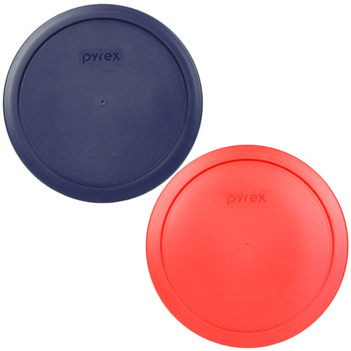 Pyrex 7402-PC (6/7-Cup) Blue and Red Food Storage Replacement Lid