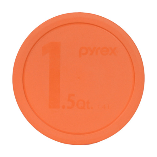 Pyrex 323-PC Orange 1.5 Quart, 1.4 Litre Round BPA Free Plastic Lid