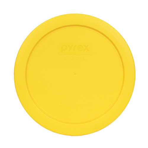 Pyrex 7201-PC Lemon Yellow 4 Cup, 950ml Food Container Lid