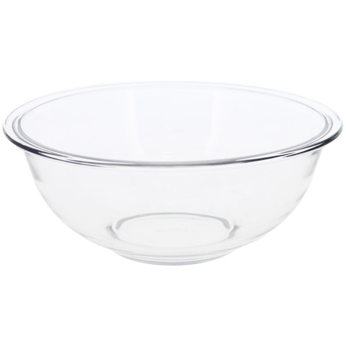  Pyrex 325 2.5qt/2.35L Round Clear Glass Mixing Bowl