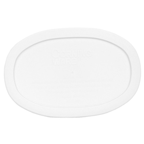 Corningware F-15-PC French White Oval Plastic Casserole Dish Lid