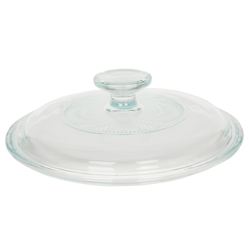 Corningware G-5C Clear 1.5 qt - 2.5 qt Fluted Round Glass Replacement Lid