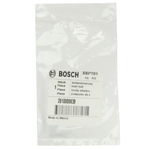 Bosch 2610009839 Shaft Lock Assembly for 300 780 3000 800 380-6