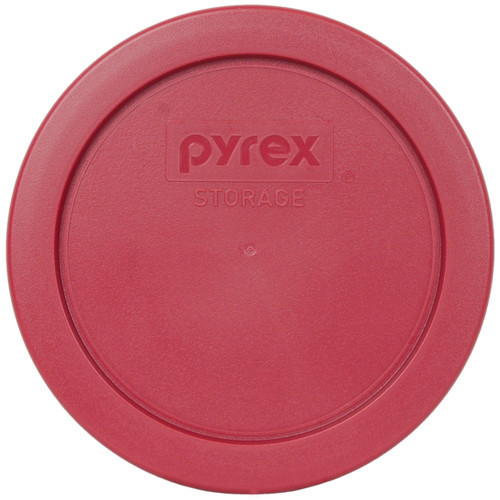 Pyrex 7200-PC Berry Red Round Plastic Replacement Lid Cover