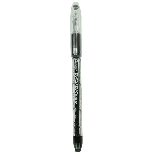 Pentel BK91L-A R.S.V.P. 1.0mm Black Medium Line Comfort Grip Ballpoint Pen