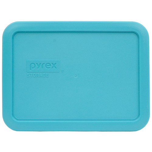 Pyrex 7210-PC Surf Blue Rectangle Plastic Food Storage Replacement Lid, Made in the USA