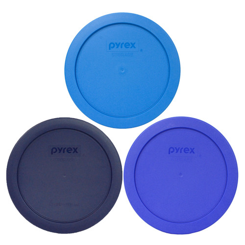 Pyrex 7201-PC Sapphire Blue, 7201-PC Marine Blue, 7201-PC Blue Food Storage Replacement Lid Covers
