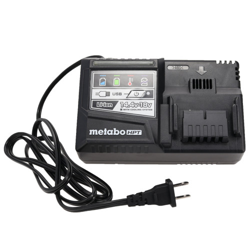  Metabo HPT UC18YSL3 18V Li-Ion Rapid Battery Charger w/ USB Port