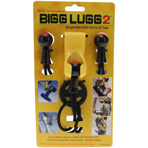 Superior/Bigg Lugg BL2-3BM Belt Clip Tool Holder System with 3 Ball Bungees