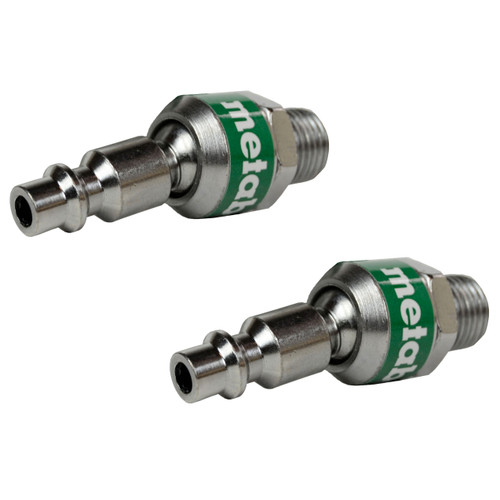 Metabo HPT 115335 115-335 Swivel Plug 1/4" x 1/4" MNPT IND Replacement Tool Part (2-Pack)