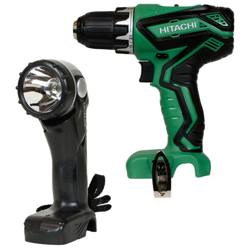 Metabo HPT DS10DFL2 12V Lithium-Ion Drill Driver and UB10DL 10.8V-12V Flashlight