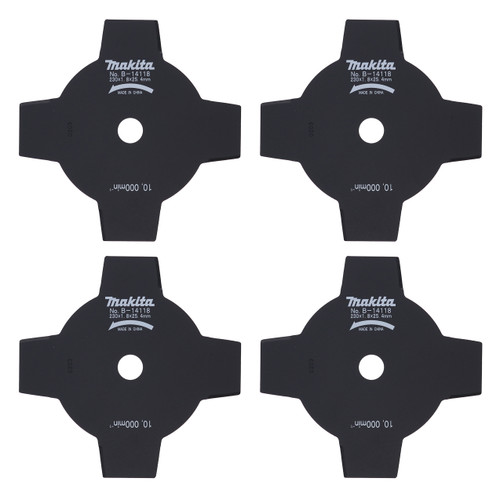 Makita D-74859 9-Inch Brush Cutting Blade for Brush Cutter EM2650LH (4-Pack)