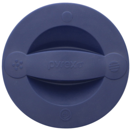 Pyrex 516-RRD-PC 2-Cup Dark Blue Measuring Cup Replacement Lid Cover Made in the USA