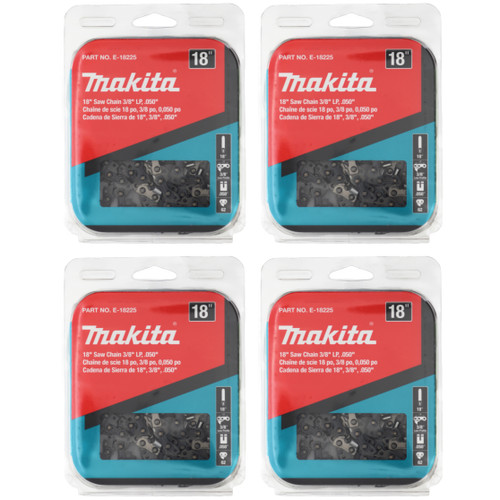 Makita E-18225 18in Saw Chain 3/8in LP .050in (4-Pack)