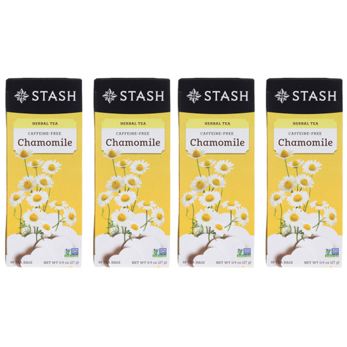 Stash Chamomile Herbal Tea 30-bag Box (4-Pack)