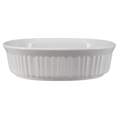 Corningware FS12 French White 1.5qt/1.4L Oval Ceramic Casserole Bakeware