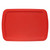 Pyrex C-233-PC 3qt Poppy Red Easy Grab Food Storage Replacement Lid - Made in USA