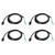 Makita 664820-2 SJ Cord, 3" x 14" x 8" for Angle Grinders GA7001L and GA7911 (4-Pack)