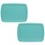 Pyrex C-233-PC 3qt Turquoise Easy Grab Lid Replacement (2-Pack)
