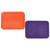Pyrex 7210-PC 3-Cup Pumpkin Orange and Plum Purple Lids