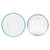 7402 6-Cup Sculpted Glass Mixing Bowl and 7201 4-Cup Classic Glass Bowl