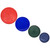 Pyrex 326-PC 4qt Red, 325-PC 2.5qt Blue, 323-PC 1.5qt Thyme, and 322-PC 1qt Midnight Blue Round BPA-Free Plastic Lids