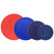 Pyrex 326-PC Red 4qt, 325-PC Cadet Blue 2.5qt, 323-PC Blue 1.5qt, and 322-PC Blue 1qt Mixing Bowl Lids