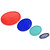 Pyrex 323-PC Sun Bleach Turquoise 1.5qt, 325-PC Cadet Blue 2.5qt, 322-PC Blue 1qt, 326-PC Red 4qt Mixing Bowl Lids