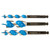 Spyder 12001 Stinger 3-Piece Wood Boring Power Bit Set for Impact Drivers with 1/4-Inch Hex Chuck