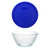 Pyrex 7402 Sculpted Glass Mixing Bowl and 7402-PC Cadet Blue Lid