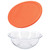 Pyrex 323 1.5Qt Glass Mixing Bowl with 323-PC Orange Lid