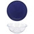 323 1.5Qt Glass Mixing Bowl with 323-PC Blue Lid