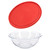 Pyrex 323 Glass Mixing Bowl with 323-PC Red Lid