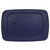 Pyrex C-213-PC Blue Easy Grab Rectangle Plastic Replacement Lid, Made in the USA (2-Pack)