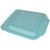 Pyrex 222-PC Turquoise Square Plastic Food Storage Replacement Lid Cover, Made in USA