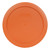 Pyrex 7201-PC Orange Copper 4 Cup Round Plastic Lid - 6 Lids