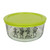 Pyrex Mariachi Skeletons 4 Cup Glass Bowl with 7201-PC Edamame Green Plastic Lid