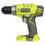 Ryobi Tools P214 18V 1/2" Cordless Lithium Ion Hammer Drill Driver, Tool Only
