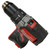 Top view of 2-speed setting on 2701-20 lithium-ion drill