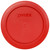 Pyrex 7200-PC Poppy Red 2 Cup, 470 mL Round Plastic Replacement Lid