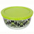 Pyrex 7201 4-Cup Bats Glass Bowl and 7201-PC Edamame Green Plastic Lid Cover