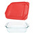 Pyrex 222 Glass Baking Dish and 222-PC Lid